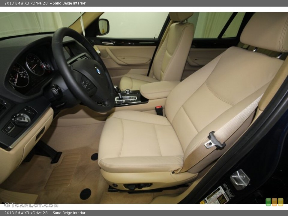 Sand Beige Interior Front Seat for the 2013 BMW X3 xDrive 28i #74067807