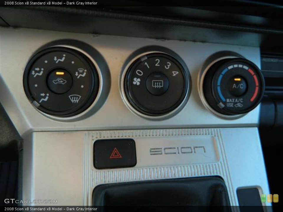 Dark Gray Interior Controls for the 2008 Scion xB  #74069438