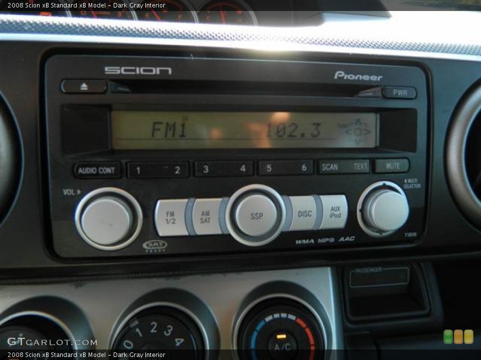 Dark Gray Interior Audio System for the 2008 Scion xB  #74069449