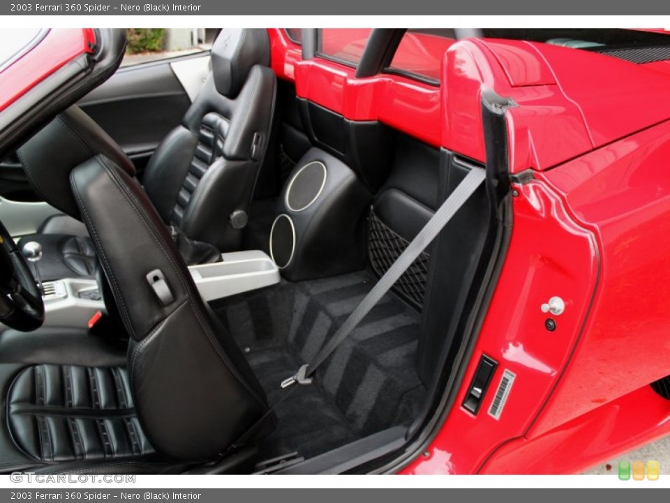 Nero (Black) Interior Photo for the 2003 Ferrari 360 Spider #74069462