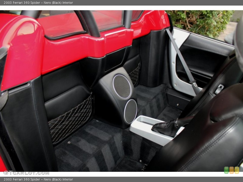 Nero (Black) Interior Photo for the 2003 Ferrari 360 Spider #74069486