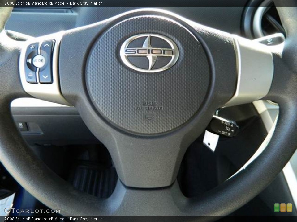 Dark Gray Interior Steering Wheel for the 2008 Scion xB  #74069492