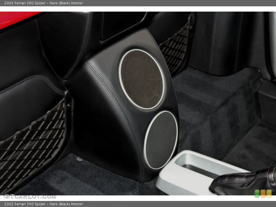 Nero (Black) Interior Audio System for the 2003 Ferrari 360 Spider #74069509