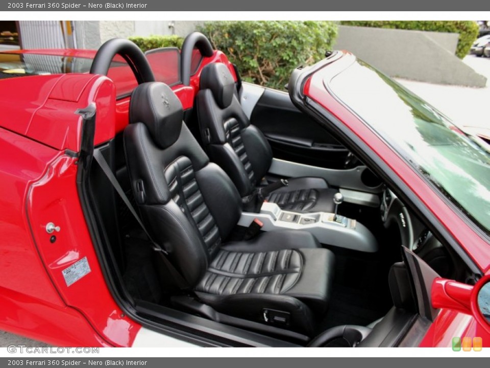 Nero (Black) Interior Photo for the 2003 Ferrari 360 Spider #74069536