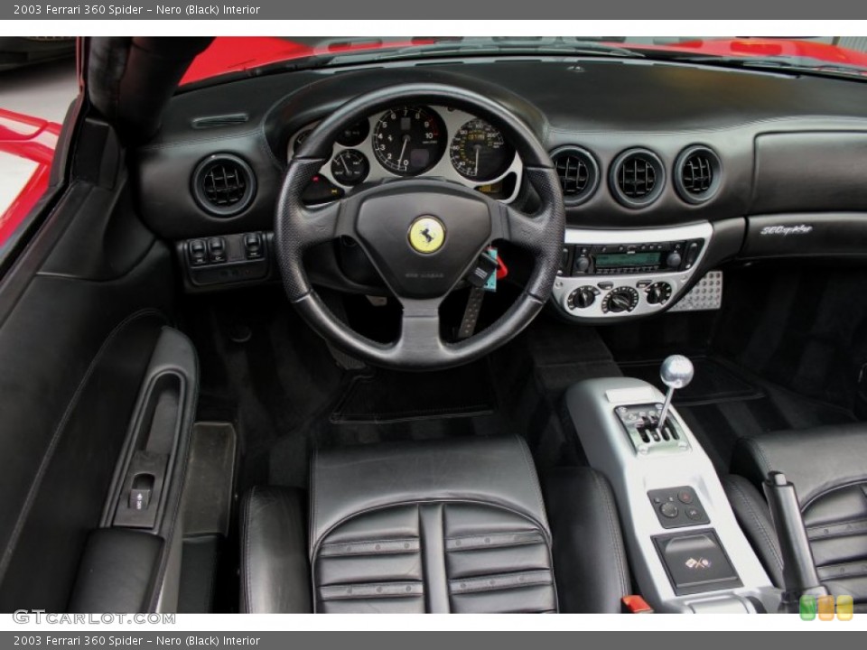 Nero (Black) Interior Dashboard for the 2003 Ferrari 360 Spider #74069576