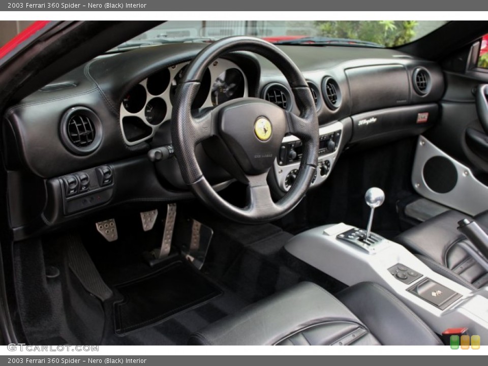 Nero (Black) Interior Prime Interior for the 2003 Ferrari 360 Spider #74069618