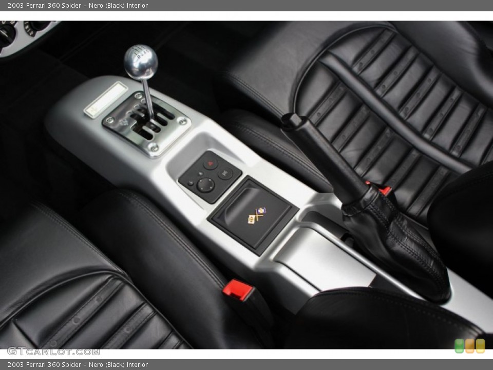 Nero (Black) Interior Transmission for the 2003 Ferrari 360 Spider #74069813