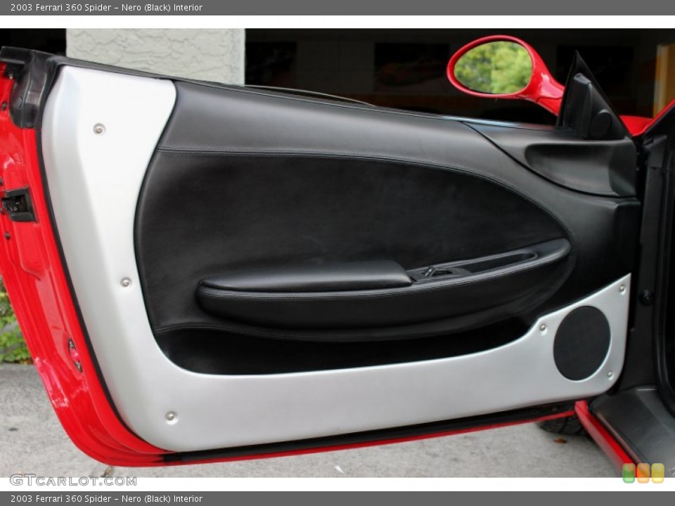 Nero (Black) Interior Door Panel for the 2003 Ferrari 360 Spider #74069856