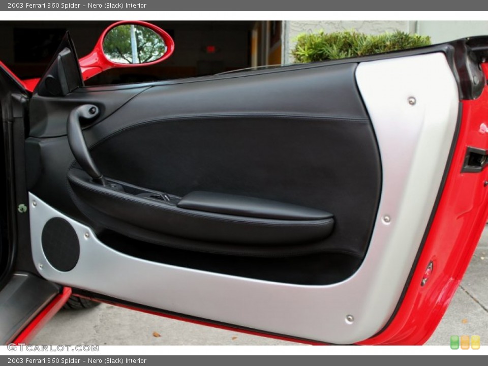 Nero (Black) Interior Door Panel for the 2003 Ferrari 360 Spider #74069877
