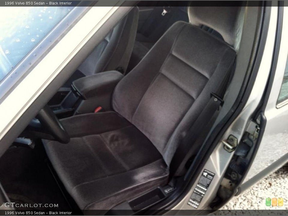Black Interior Front Seat for the 1996 Volvo 850 Sedan #74072204
