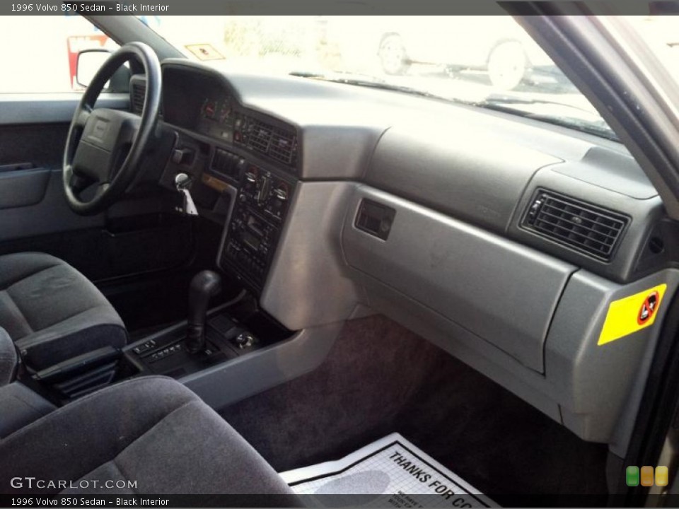 Black Interior Dashboard for the 1996 Volvo 850 Sedan #74072225