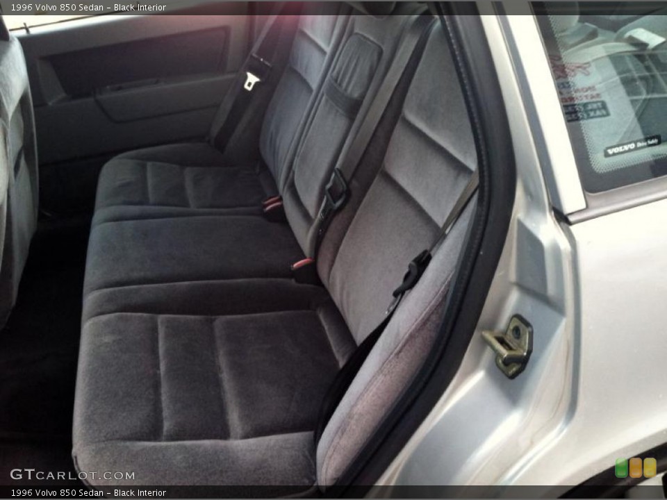 Black Interior Rear Seat for the 1996 Volvo 850 Sedan #74072264