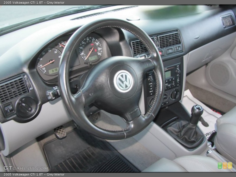 Grey Interior Steering Wheel for the 2005 Volkswagen GTI 1.8T #74074178
