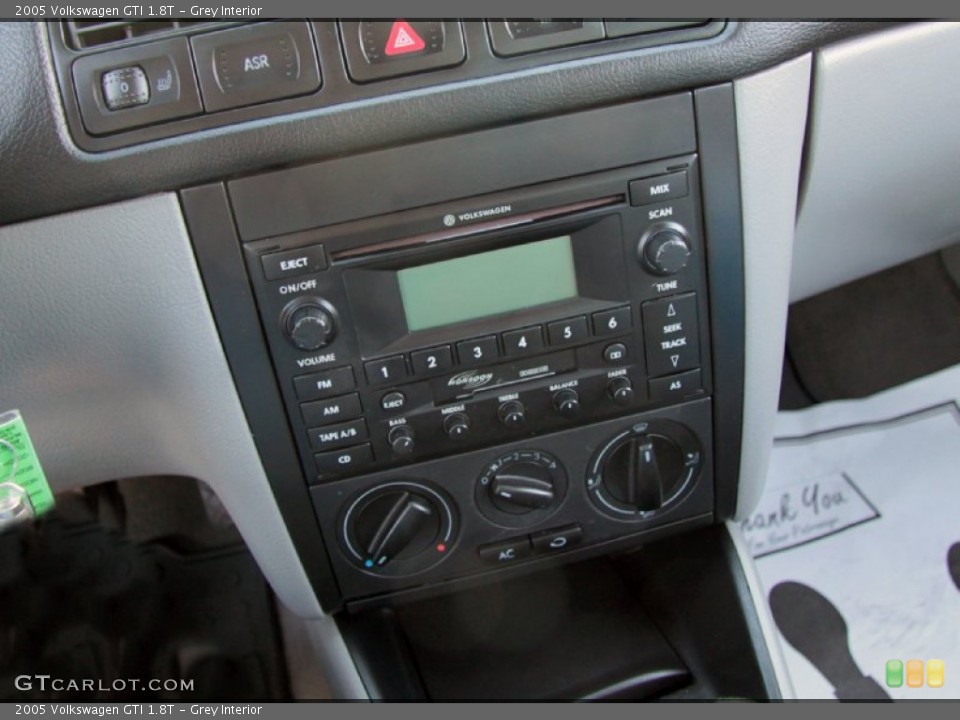 Grey Interior Controls for the 2005 Volkswagen GTI 1.8T #74074196