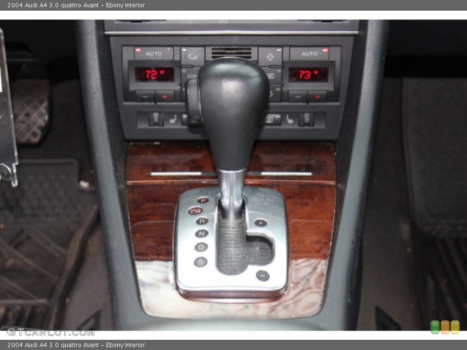 Ebony Interior Transmission for the 2004 Audi A4 3.0 quattro Avant #74075639
