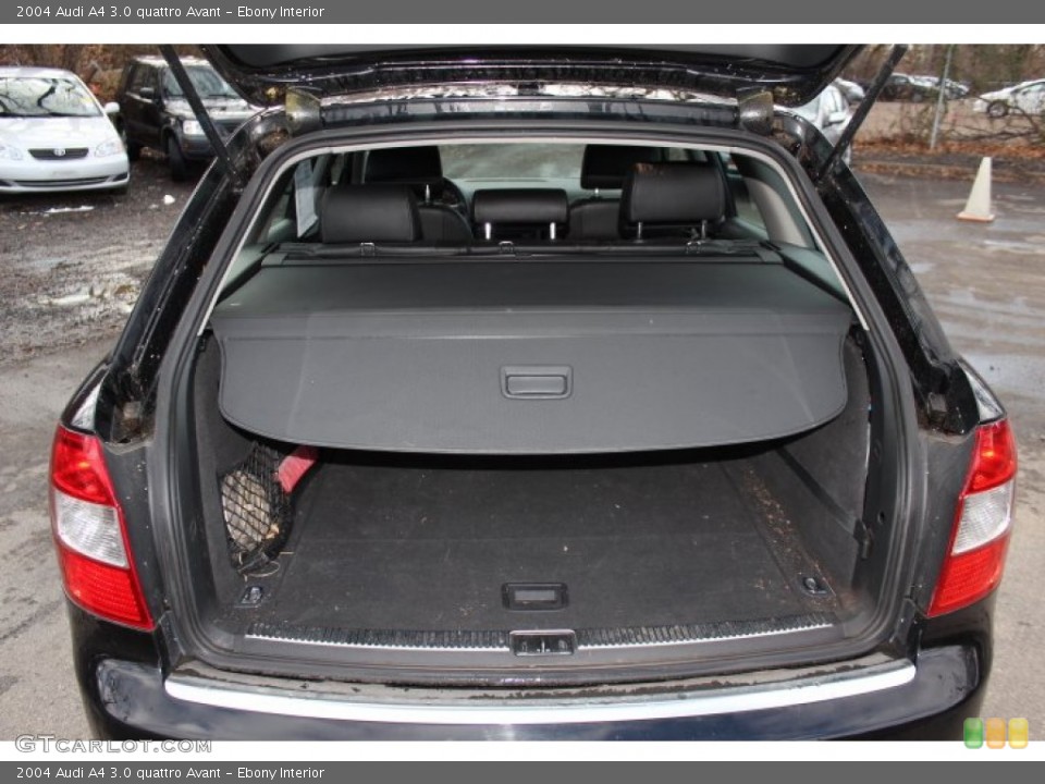 Ebony Interior Trunk for the 2004 Audi A4 3.0 quattro Avant #74075696