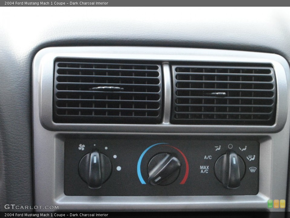 Dark Charcoal Interior Controls for the 2004 Ford Mustang Mach 1 Coupe #74075702