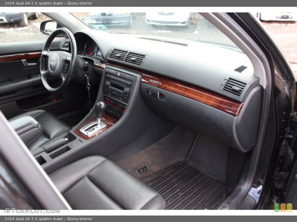Ebony Interior Dashboard for the 2004 Audi A4 3.0 quattro Avant #74075780