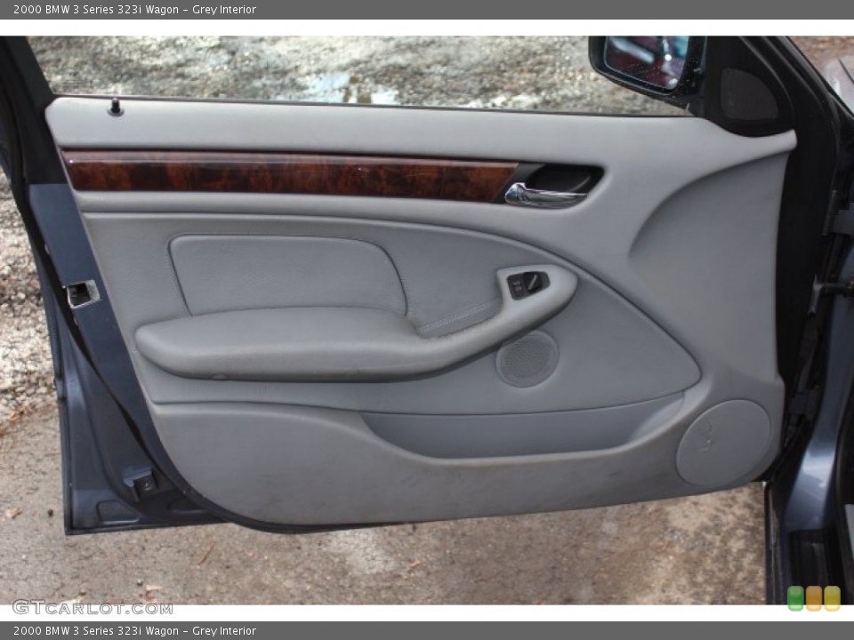 Grey Interior Door Panel for the 2000 BMW 3 Series 323i Wagon #74076082