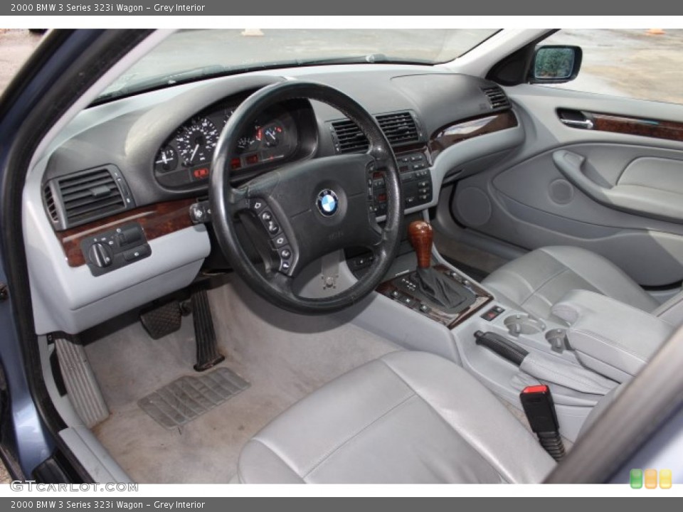 Grey Interior Prime Interior for the 2000 BMW 3 Series 323i Wagon #74076104