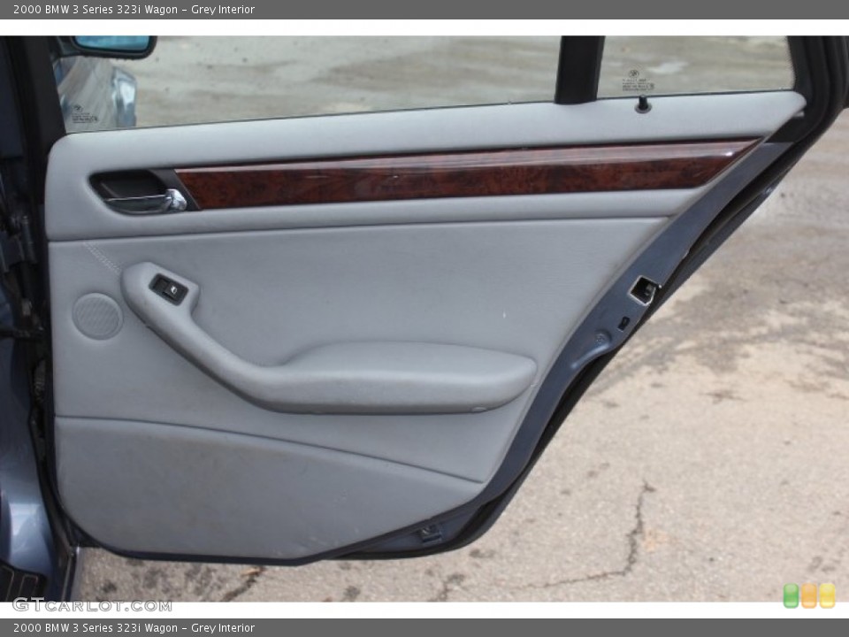 Grey Interior Door Panel for the 2000 BMW 3 Series 323i Wagon #74076280