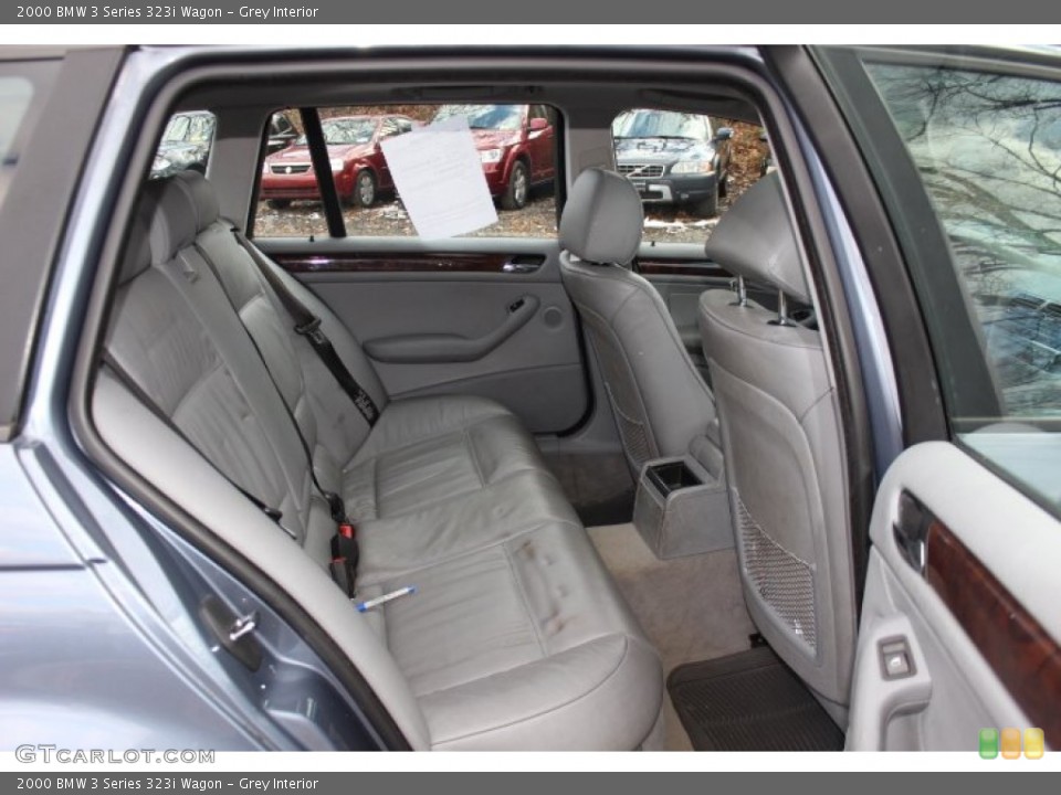 Grey Interior Rear Seat for the 2000 BMW 3 Series 323i Wagon #74076299
