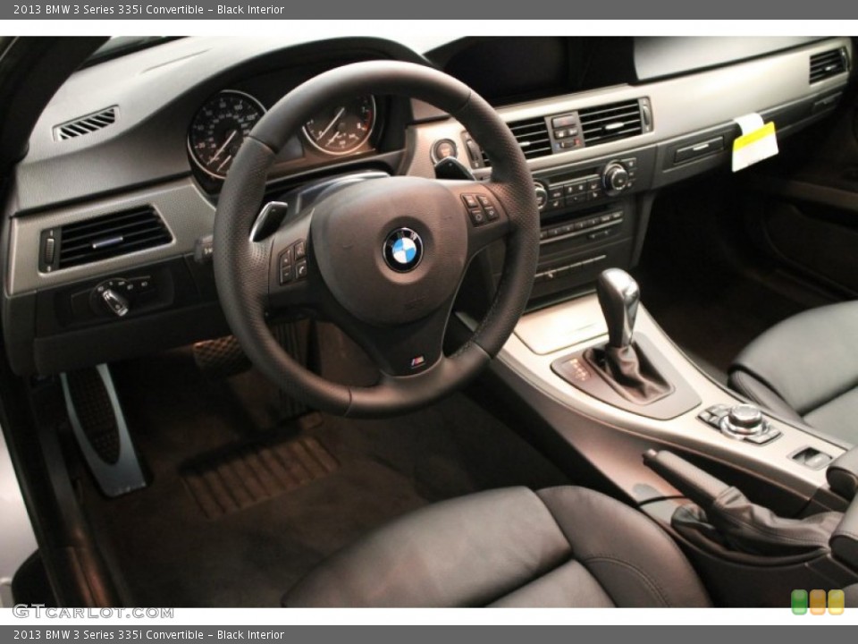 Black Interior Prime Interior for the 2013 BMW 3 Series 335i Convertible #74078563