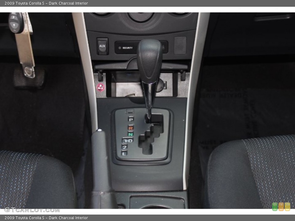 Dark Charcoal Interior Transmission for the 2009 Toyota Corolla S #74080258