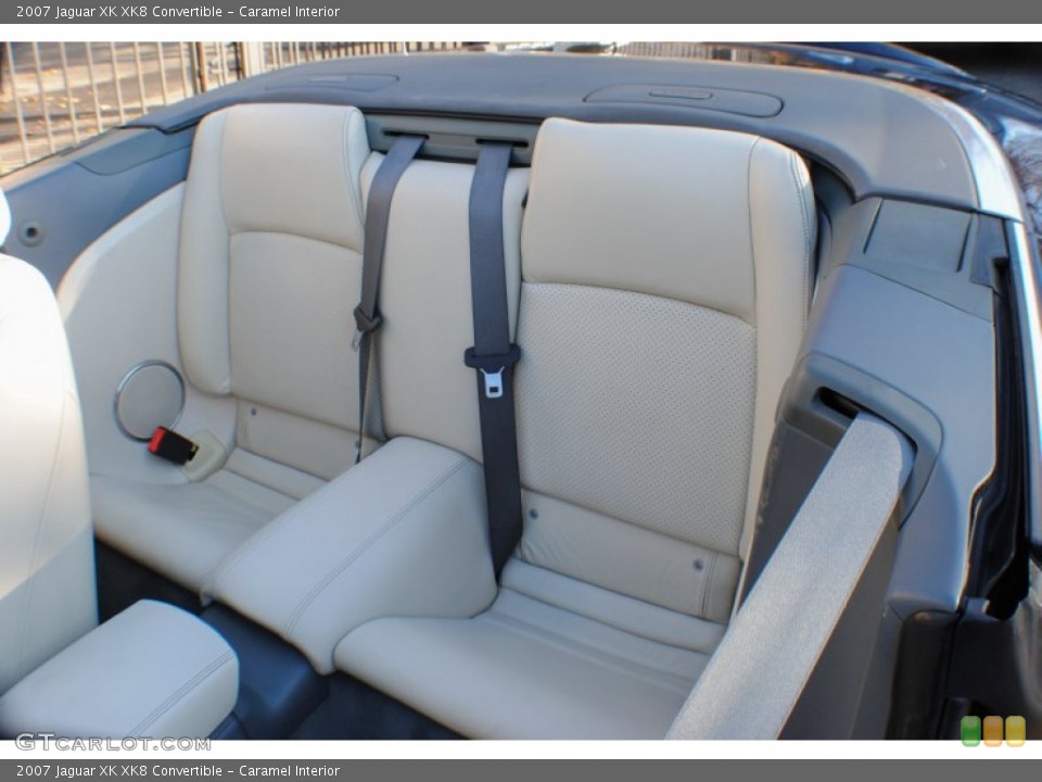 Caramel Interior Rear Seat for the 2007 Jaguar XK XK8 Convertible #74081117