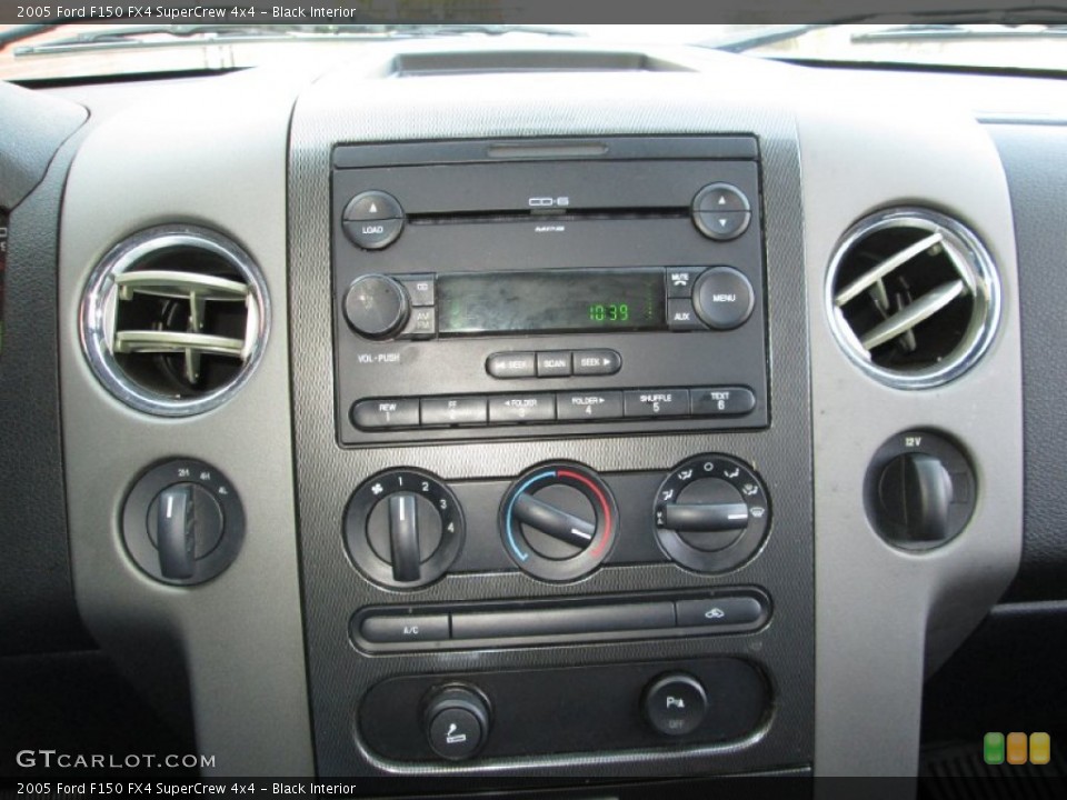 Black Interior Controls for the 2005 Ford F150 FX4 SuperCrew 4x4 #74081384