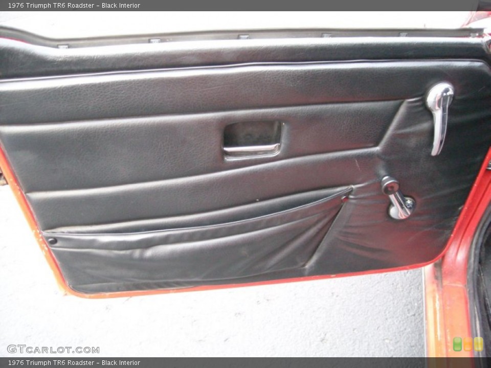 Black Interior Door Panel for the 1976 Triumph TR6 Roadster #74081796