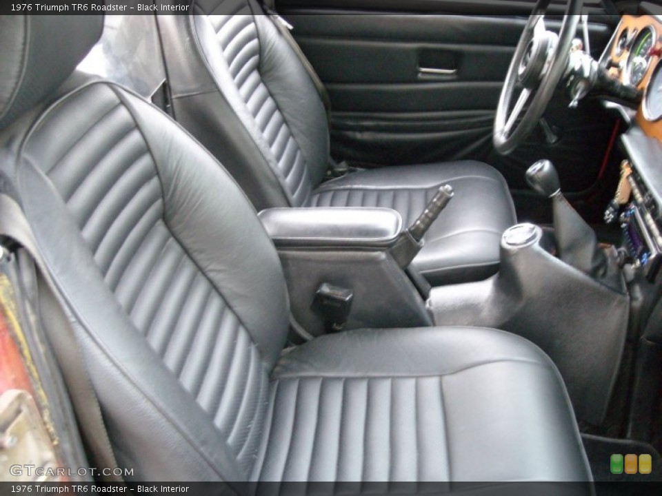 Black Interior Photo for the 1976 Triumph TR6 Roadster #74081971