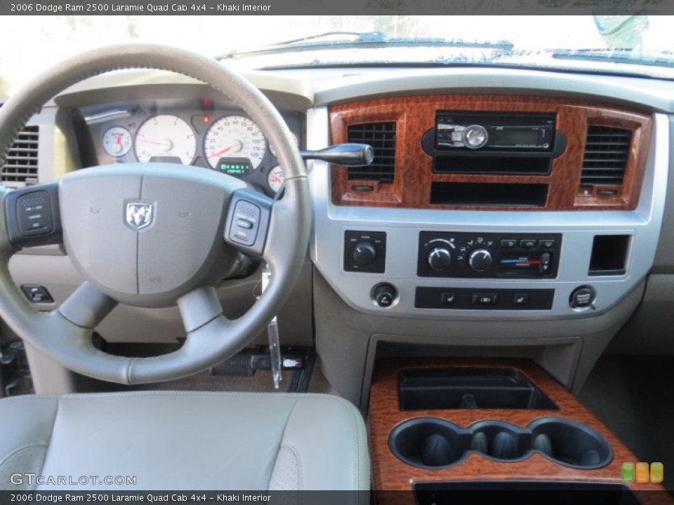 Khaki Interior Dashboard for the 2006 Dodge Ram 2500 Laramie Quad Cab 4x4 #74082806