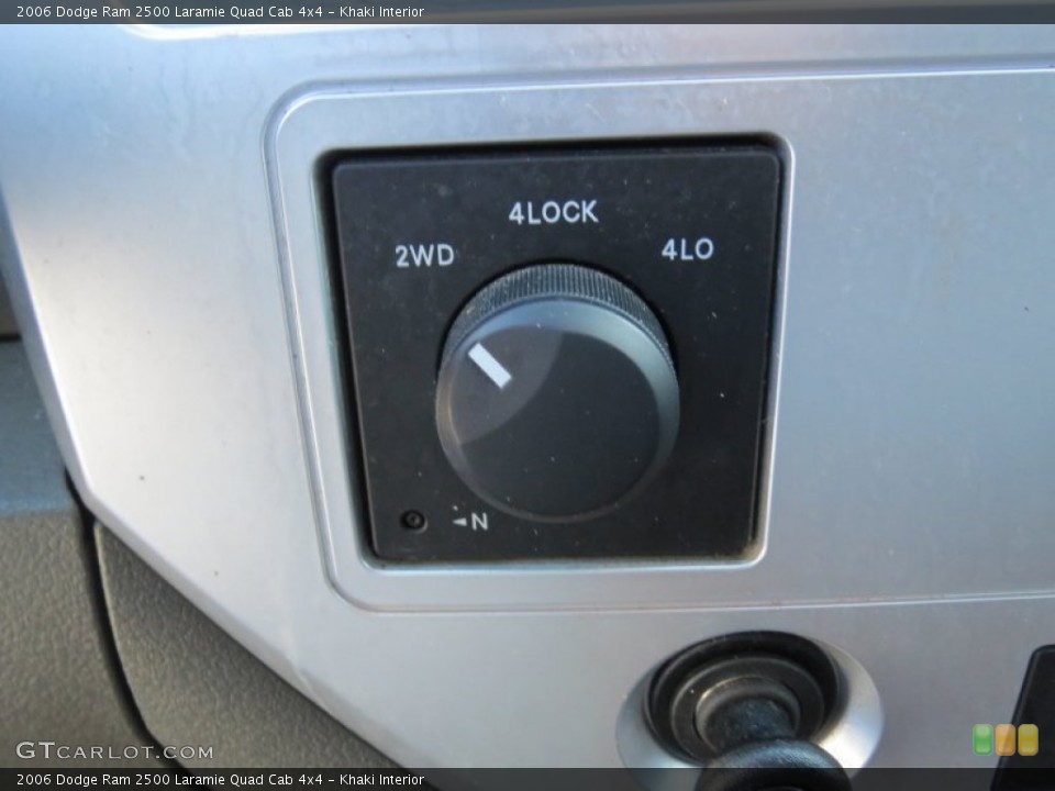 Khaki Interior Controls for the 2006 Dodge Ram 2500 Laramie Quad Cab 4x4 #74082902