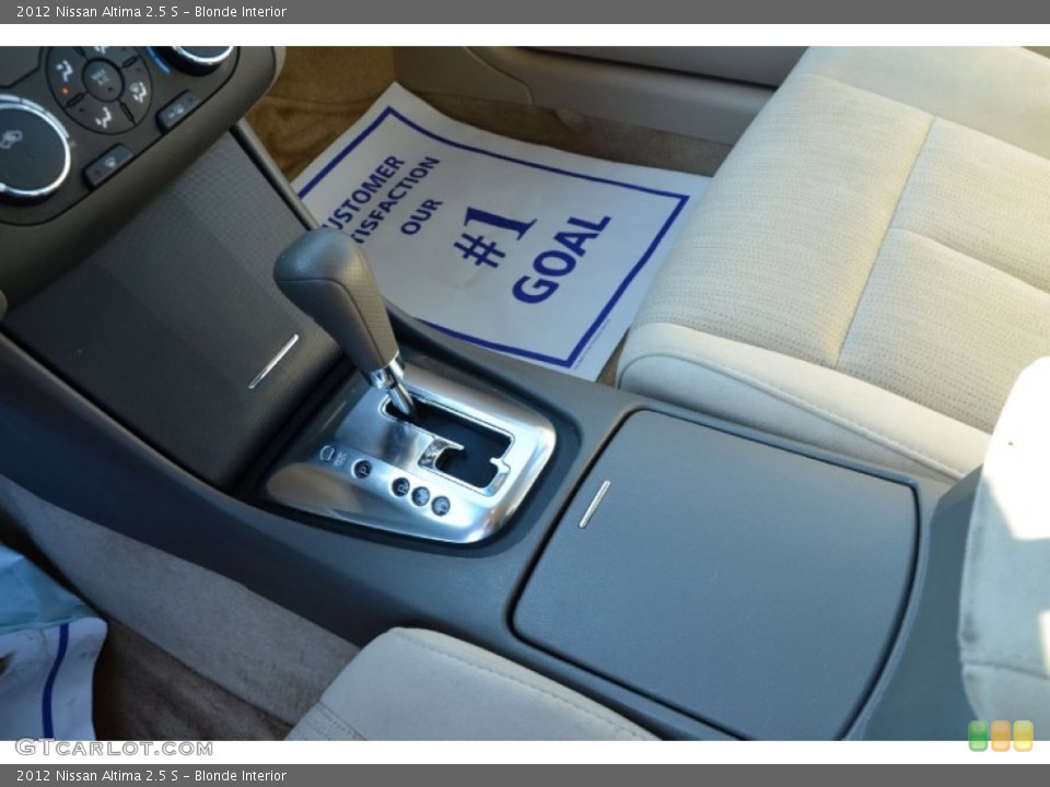 Blonde Interior Transmission for the 2012 Nissan Altima 2.5 S #74083040