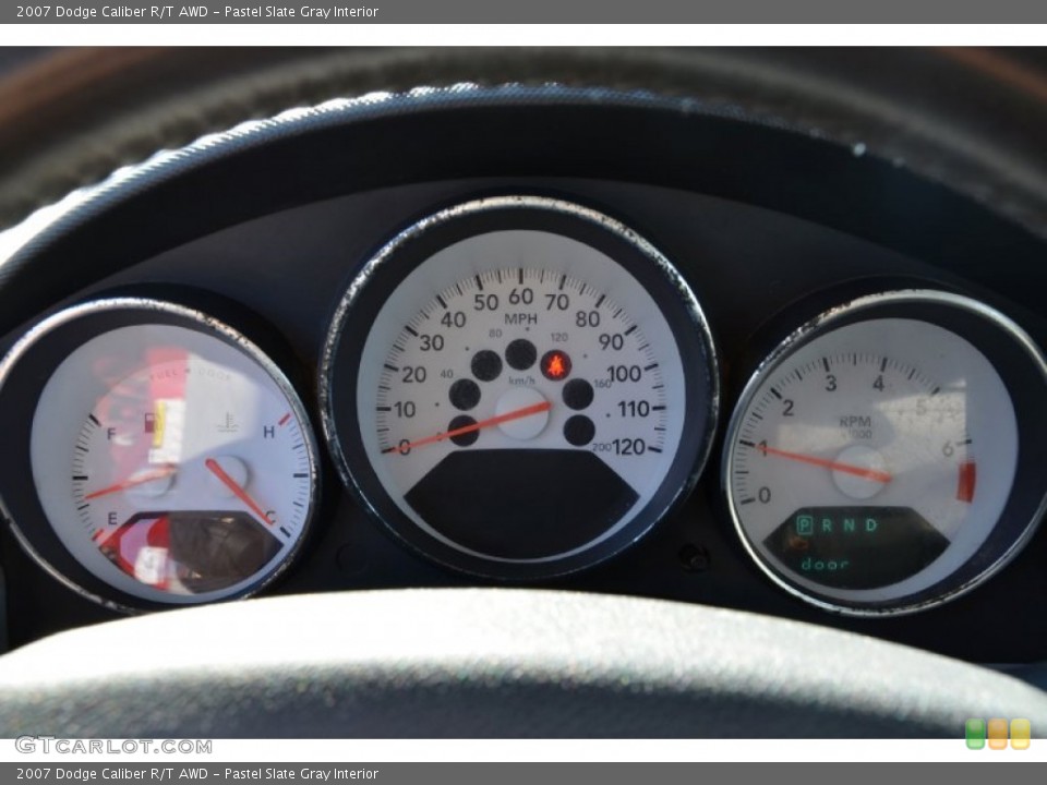 Pastel Slate Gray Interior Gauges for the 2007 Dodge Caliber R/T AWD #74083916