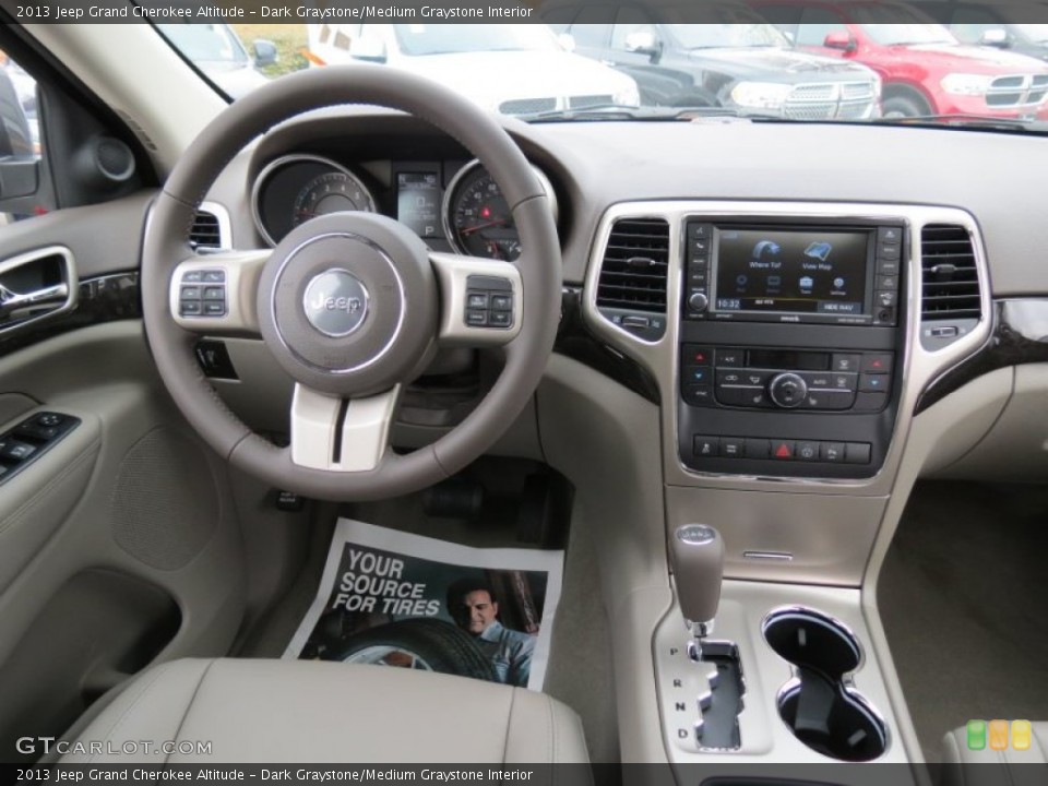 Dark Graystone/Medium Graystone Interior Dashboard for the 2013 Jeep Grand Cherokee Altitude #74085047