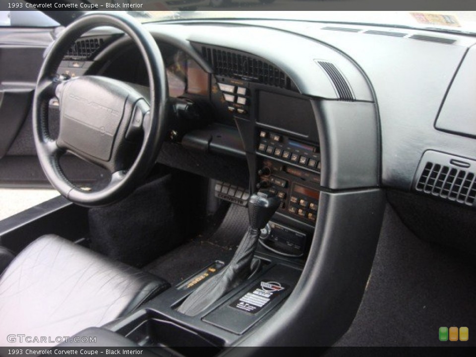 Black Interior Dashboard for the 1993 Chevrolet Corvette Coupe #74086031