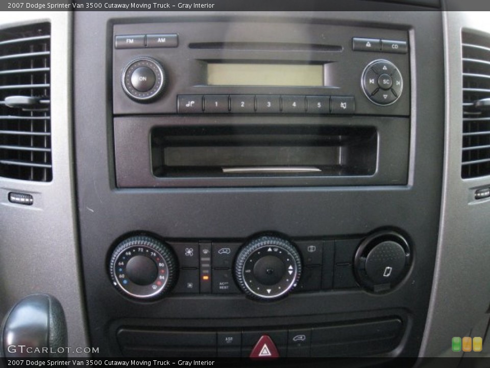 Gray Interior Controls for the 2007 Dodge Sprinter Van 3500 Cutaway Moving Truck #74086506