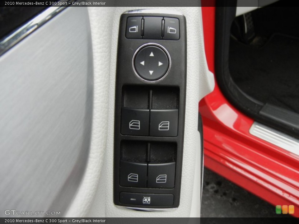 Grey/Black Interior Controls for the 2010 Mercedes-Benz C 300 Sport #74087510