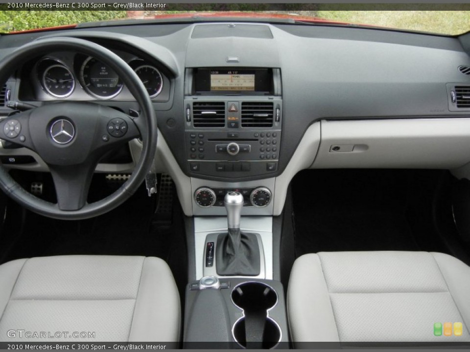 Grey/Black Interior Dashboard for the 2010 Mercedes-Benz C 300 Sport #74087642
