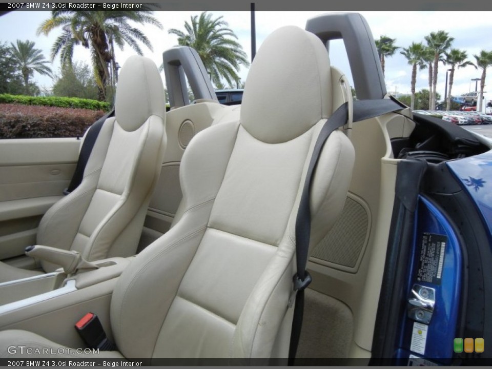 Beige 2007 BMW Z4 Interiors