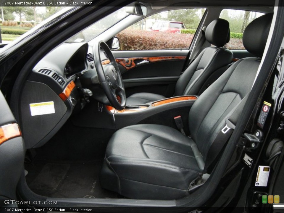 Black Interior Photo for the 2007 Mercedes-Benz E 350 Sedan #74088674