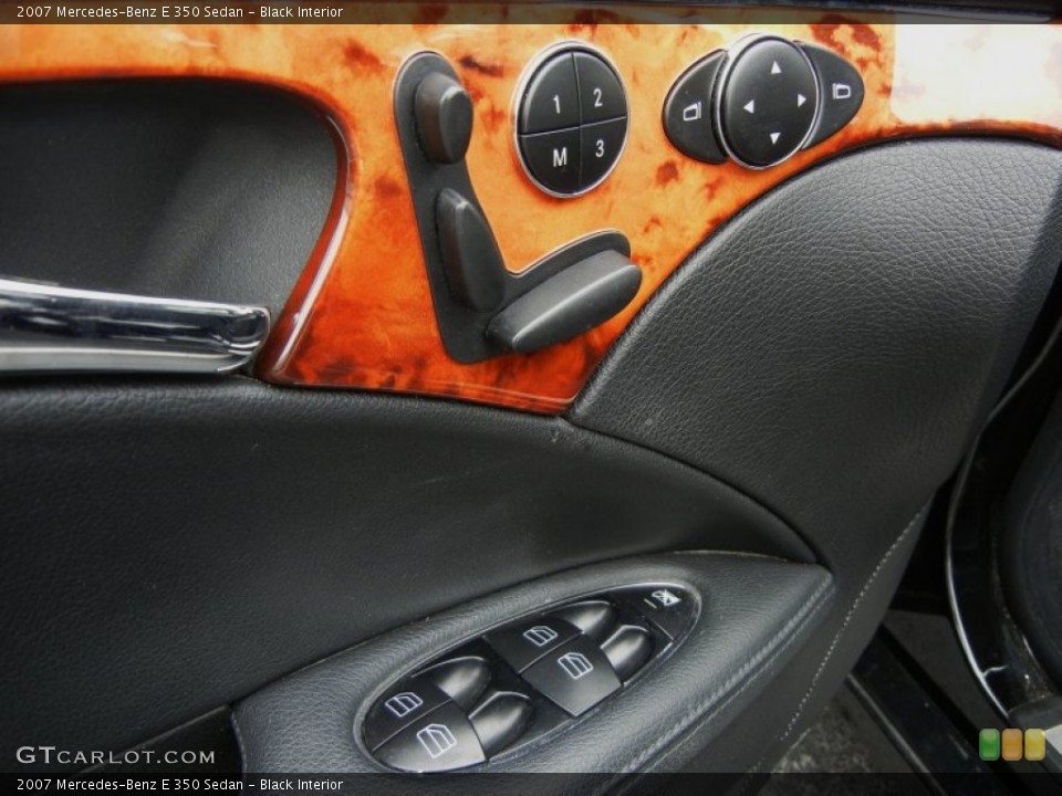 Black Interior Controls for the 2007 Mercedes-Benz E 350 Sedan #74088716