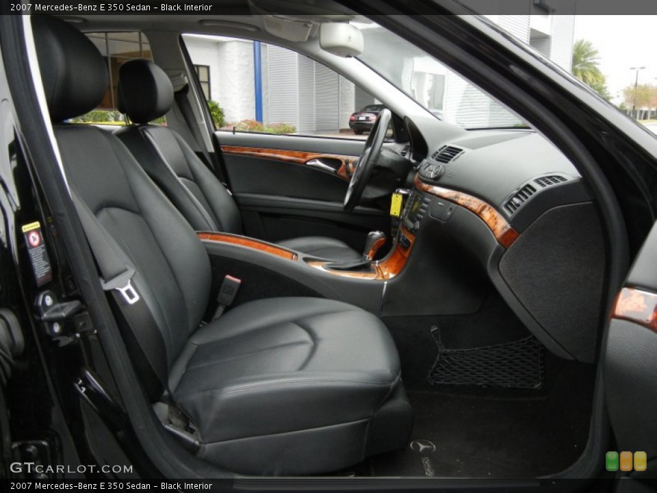 Black Interior Photo for the 2007 Mercedes-Benz E 350 Sedan #74088766