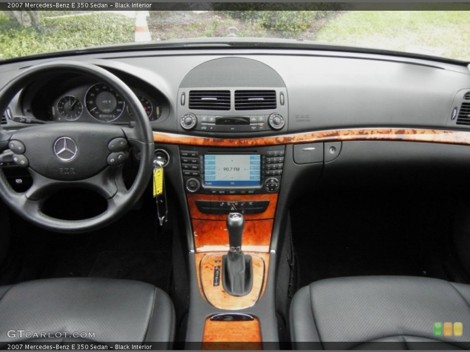 Black Interior Dashboard for the 2007 Mercedes-Benz E 350 Sedan #74088824