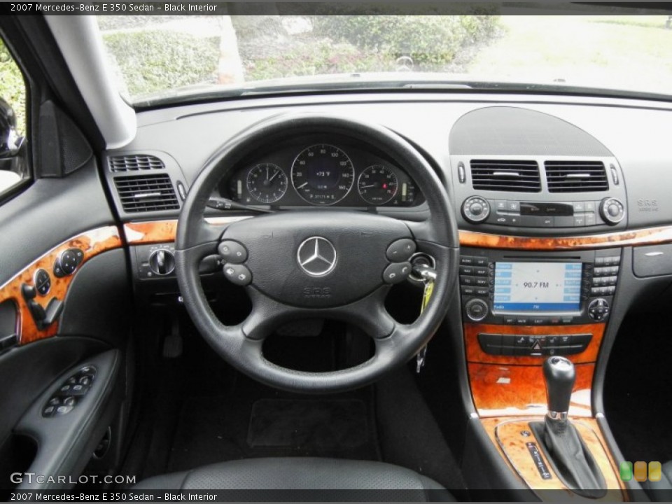 Black Interior Steering Wheel for the 2007 Mercedes-Benz E 350 Sedan #74088842