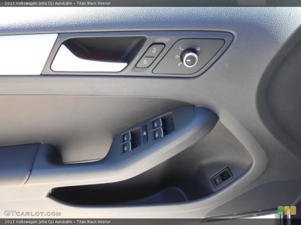 Titan Black Interior Door Panel for the 2013 Volkswagen Jetta GLI Autobahn #74089757