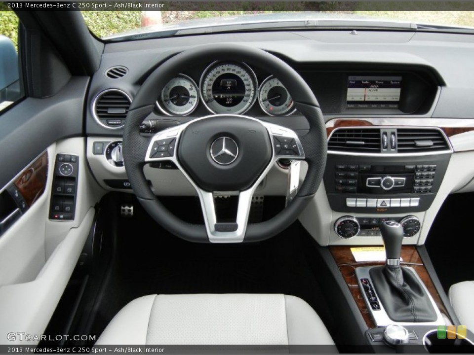 Ash/Black Interior Dashboard for the 2013 Mercedes-Benz C 250 Sport #74089944