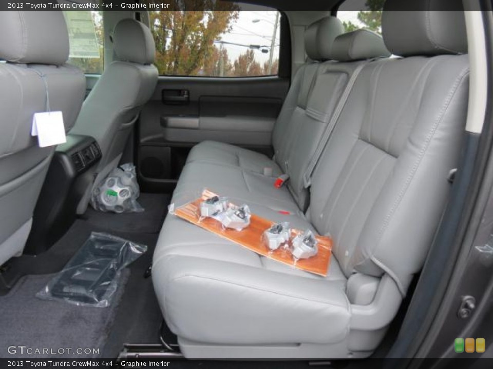 Graphite Interior Rear Seat for the 2013 Toyota Tundra CrewMax 4x4 #74091203